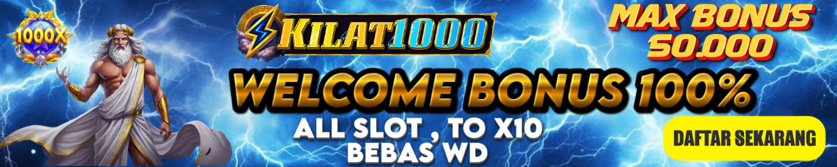 WELCOME BONUS 100%